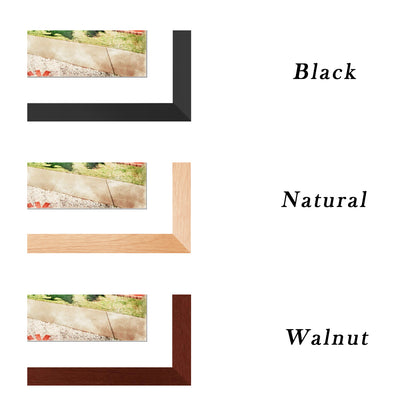 Personalized Watercolor Digital Print on Framed Archival Paper